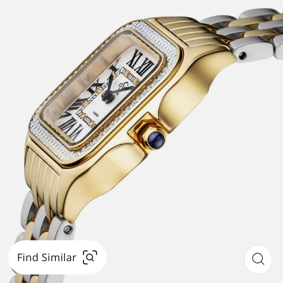 GB2 Woman’s Milan Diamond Square watch — like new and never worn - Picture 2 of 5